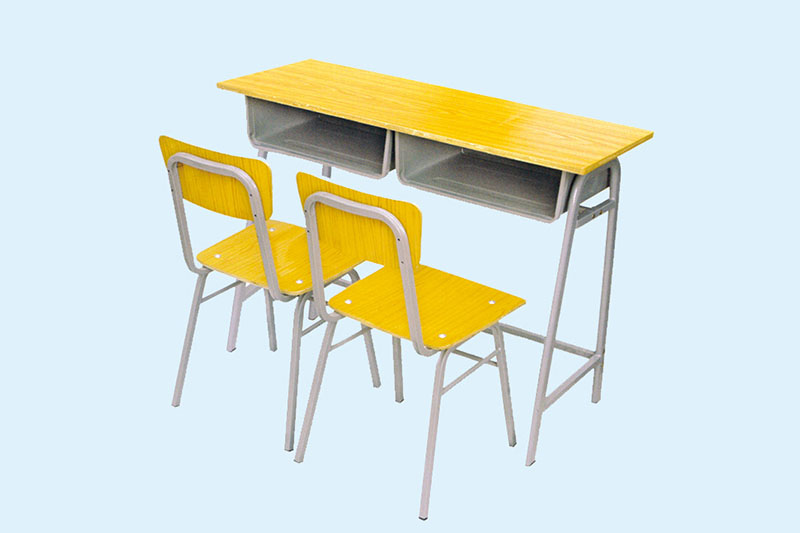 LS-KZY-02 双人课桌椅